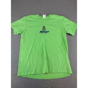 Supreme Alien Tee Medium Lime Green Graphic Print T‎ Shirt Streetwear